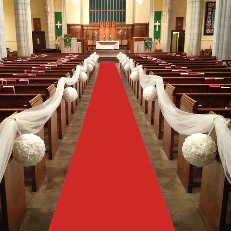 Aisle Runner White - Tapis de mariage adaptés aux banquets,