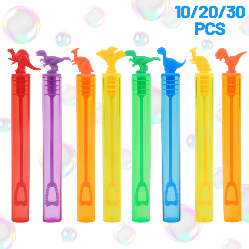 Wedding Supply List - 10/20/30 pièces Tubes à bulles dinosaures