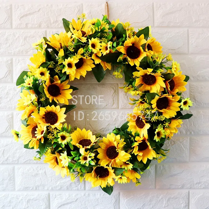 The Wedding Supply Store - Guirlande de tournesols artificiels pour décoration