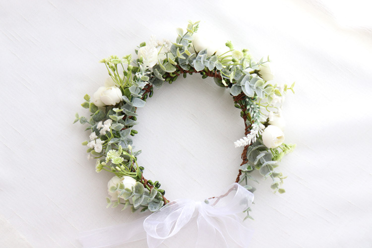 Couronne de fleurs de camélia, - Wedding Arch Flower avis et prix