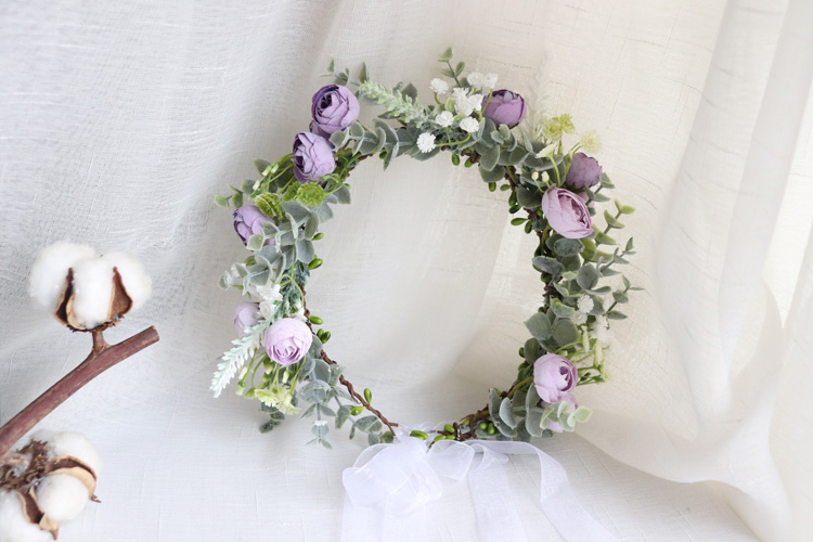 Couronne de fleurs de camélia, - Wedding Arch Flower avis et prix