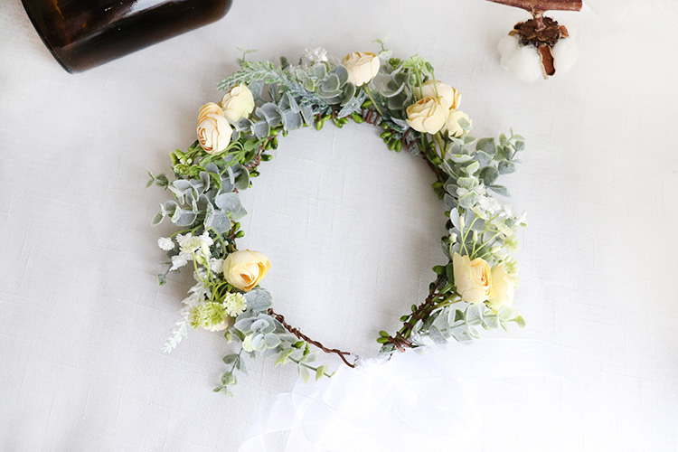 Couronne de fleurs de camélia, - Wedding Arch Flower avis et prix