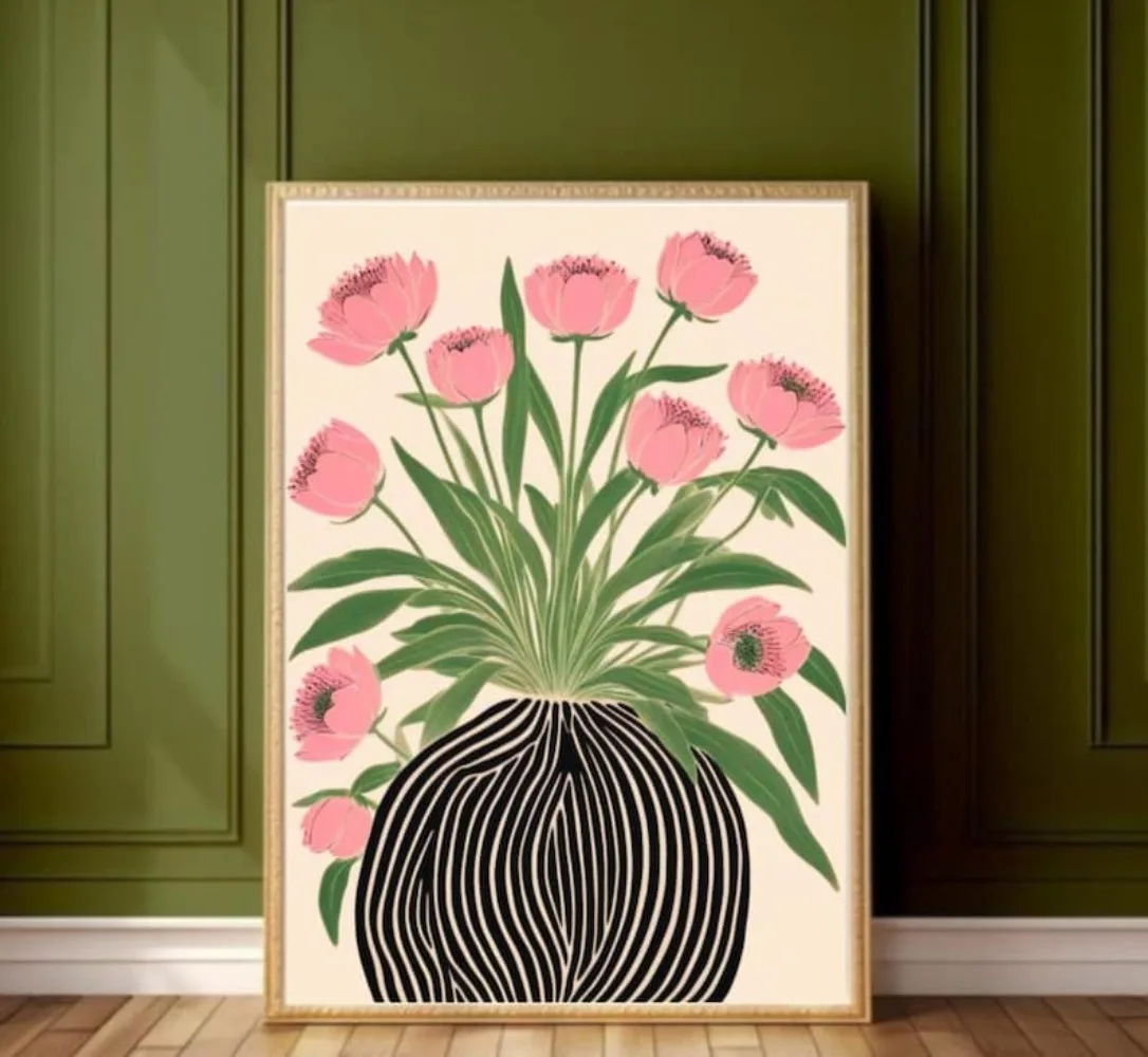 Affiche florale sans cadre, Ar - Flower Girl Basket avis et prix