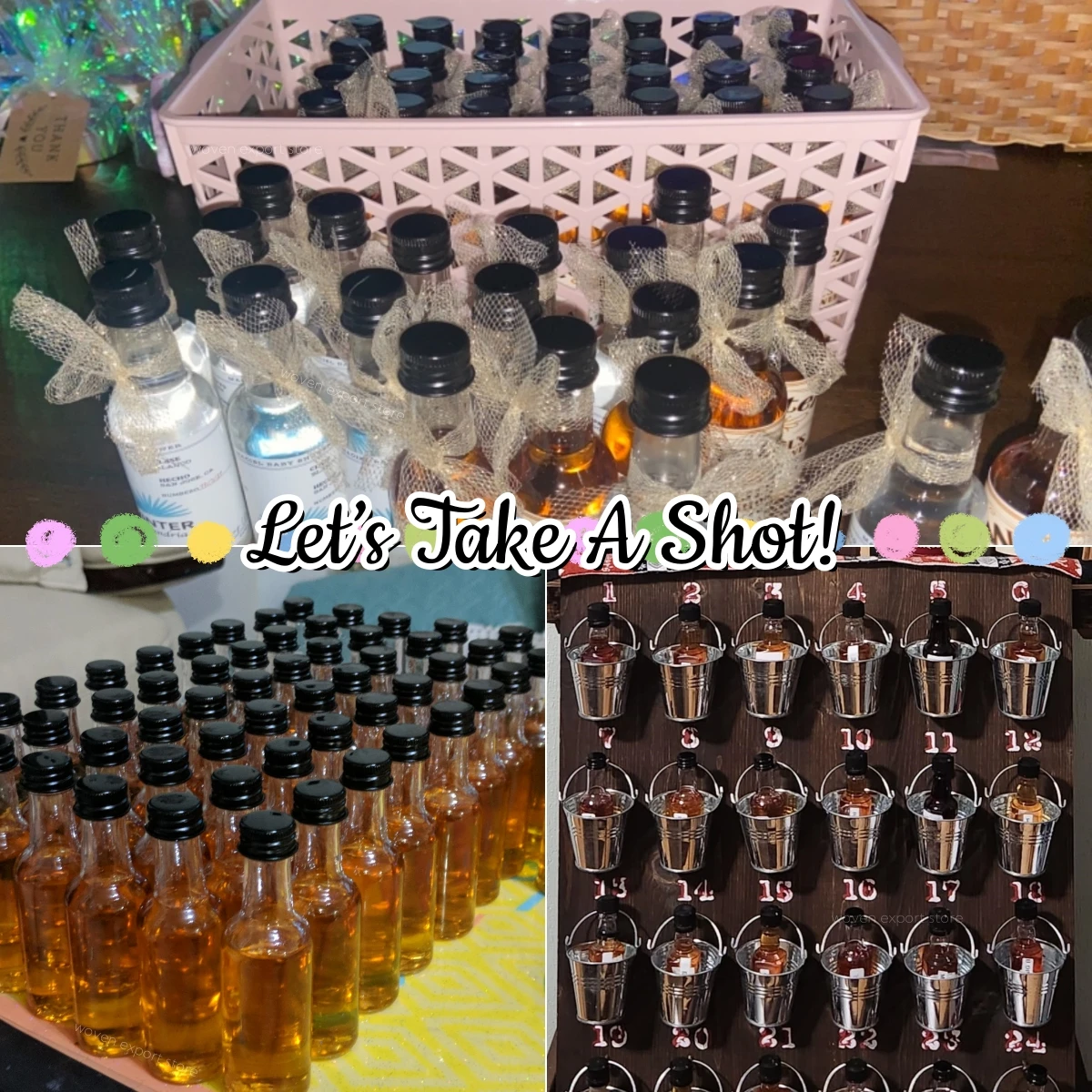 50-100 pièces, mini bouteilles - Wedding Alcohol Supply avis et prix