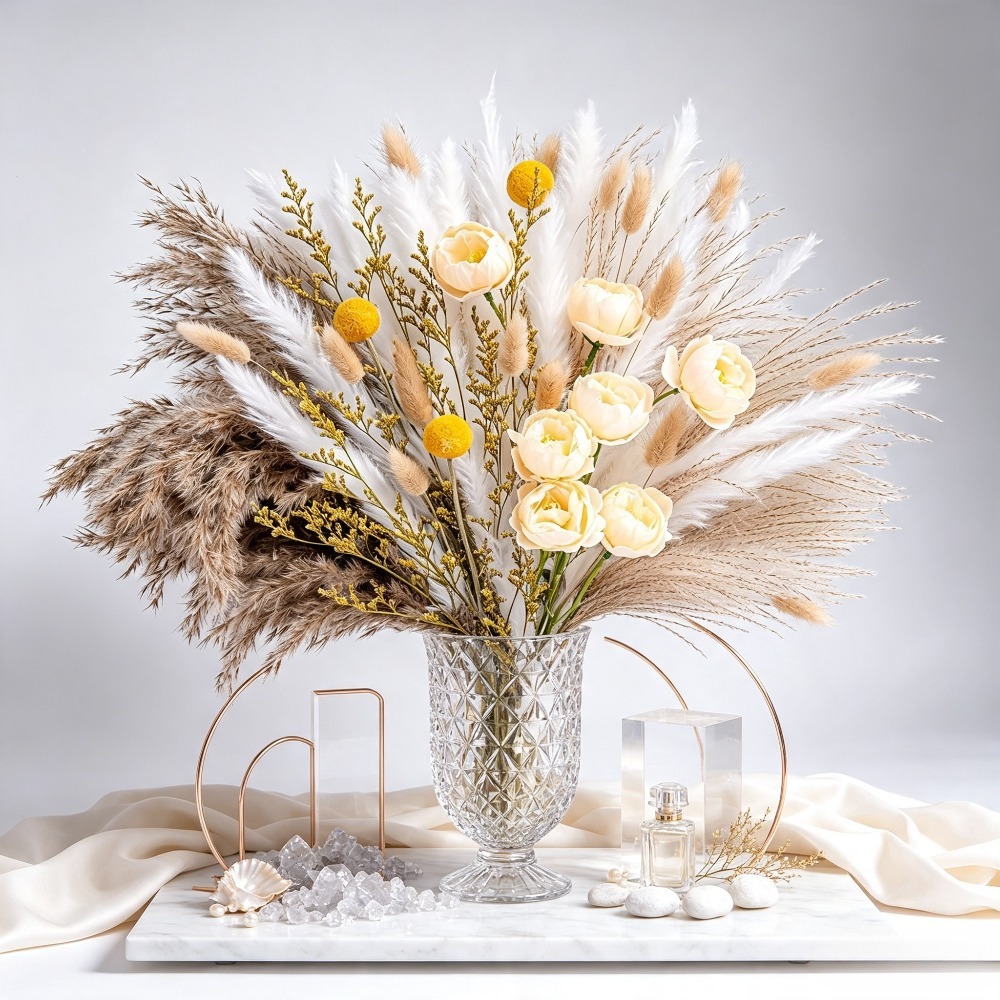 Bouquet de fleurs séchées méla - Flower Girl Basket avis et prix