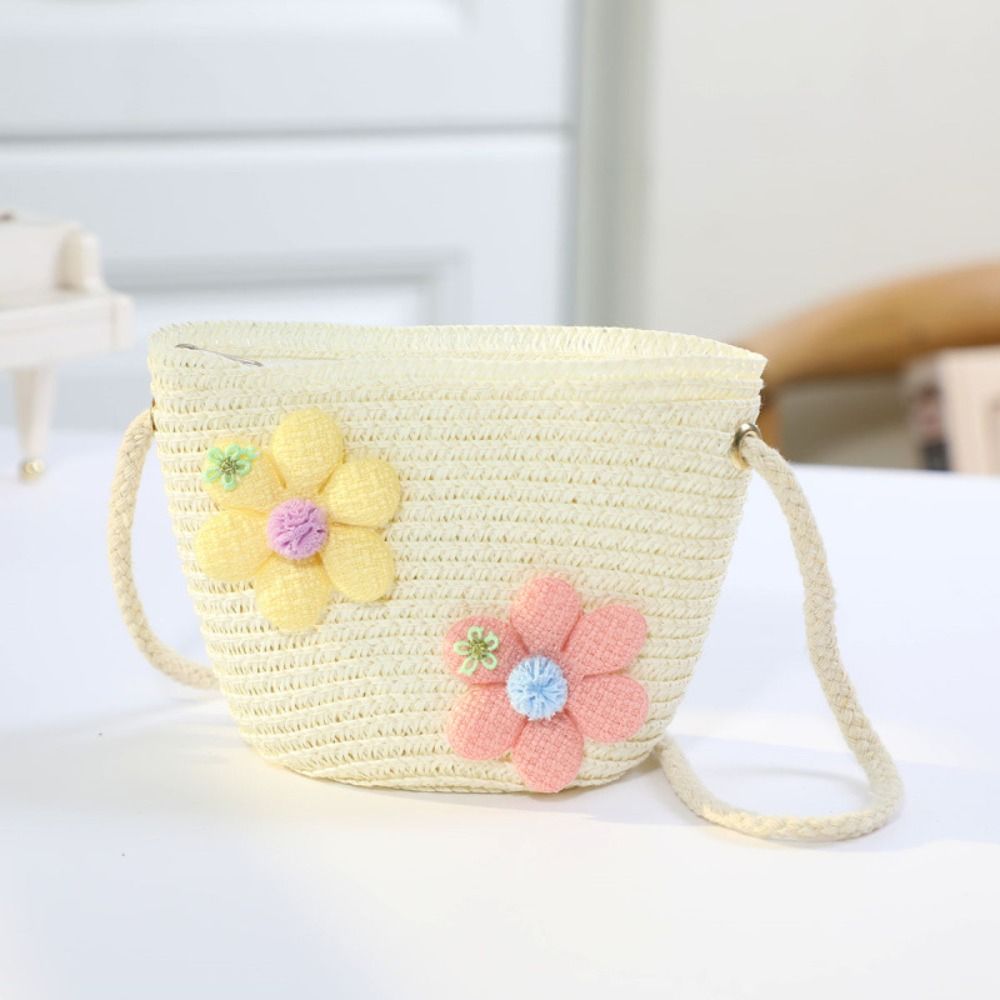 Sac en paille tissé à la main  - Flower Girl Basket avis et prix