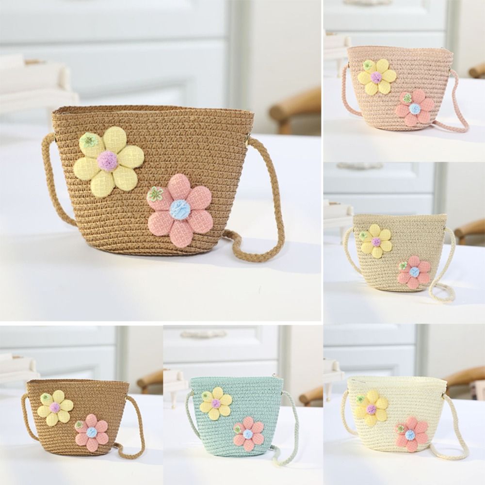 Sac en paille tressé à la main - Flower Girl Basket avis et prix