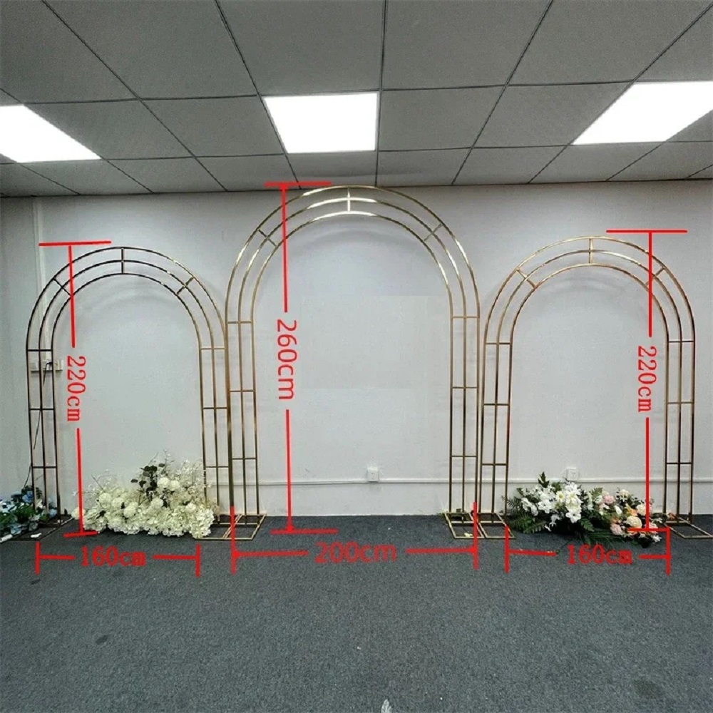 Support d'arc de mariage en or - The Wedding Supply Store avis et prix